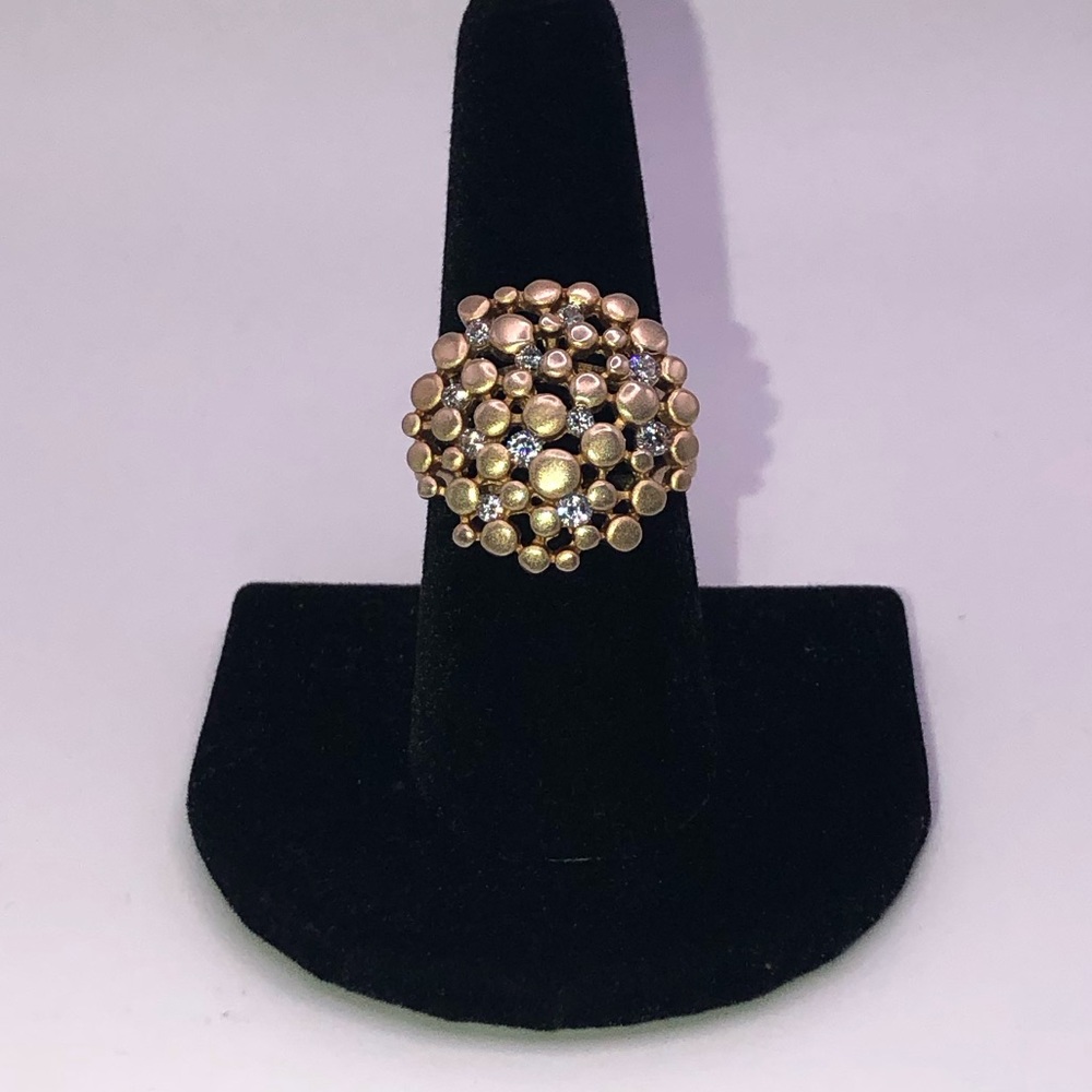 18k 0.50ct Pebble Ring - Picture 4 of 10